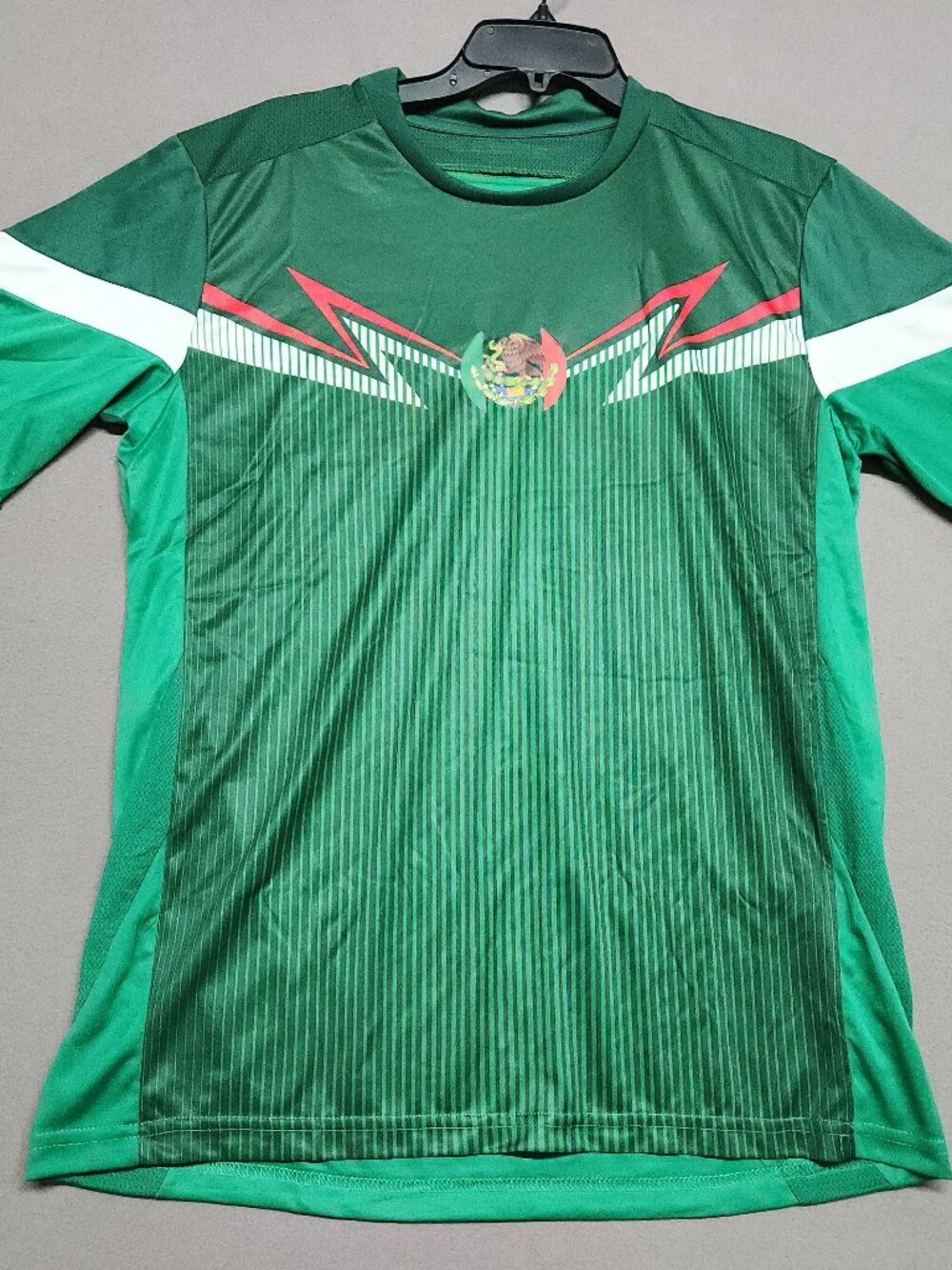 Mexico Jsy Soccer Jersey Usa M Short Sleeve Athletic Green Red White 133